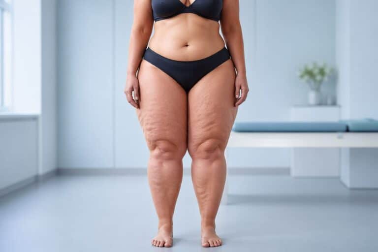 jambe poteau lipoedème